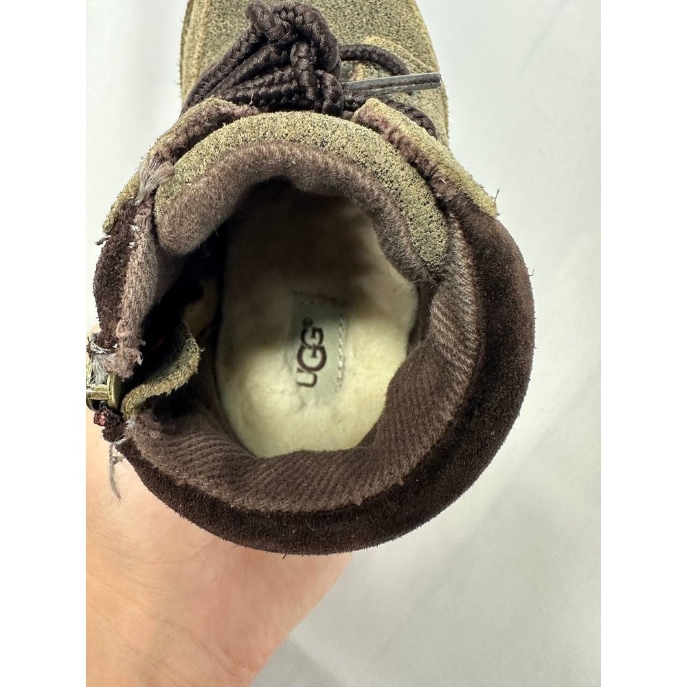 UGG Orin Wool Toddler Brown Boots Brown Size 7K - Picture 9 of 11